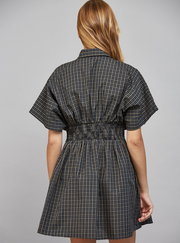 Scotty Plaid Dress