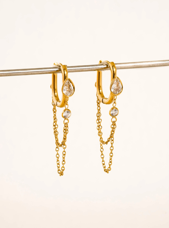 Lucienne Chain Drop Earrings