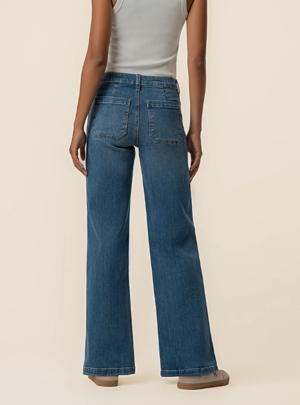Jean High Rise Wide Leg- Incandescent