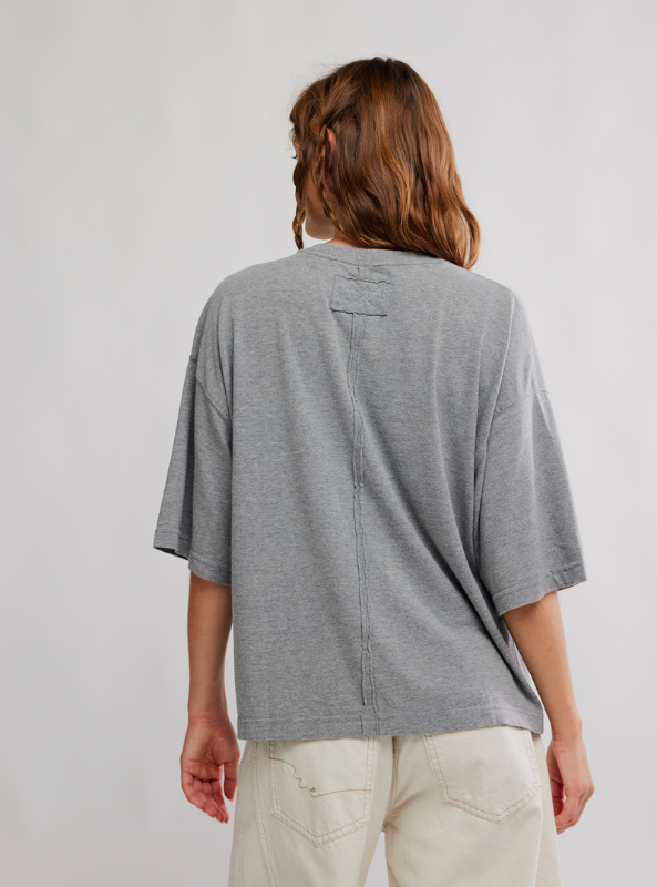 Free People | We The Free Perfect Oversized Tee- Heather Grey