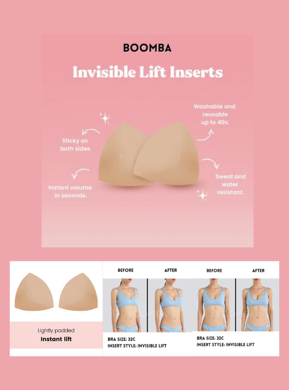 Invisible Lift Inserts-Beige
