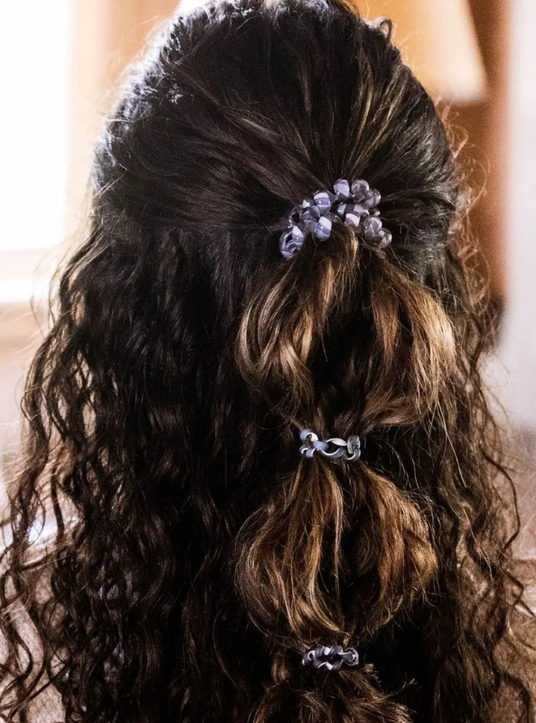 Midnight Rain Large Hair Ties - Tres Chic Boutique
