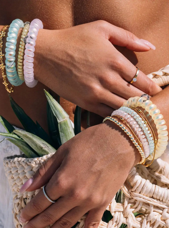 Piece of Paradise Large Hair Ties - Tres Chic Boutique