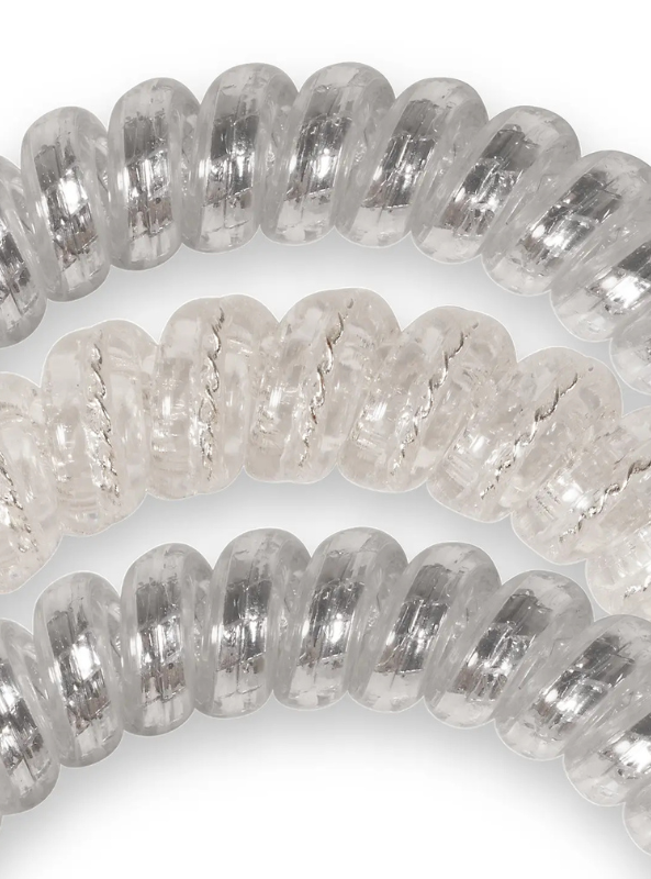 Silver Slay Small Hair Ties - Tres Chic Boutique