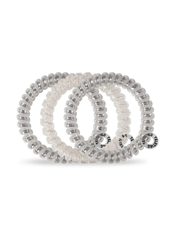Silver Slay Small Hair Ties - Tres Chic Boutique