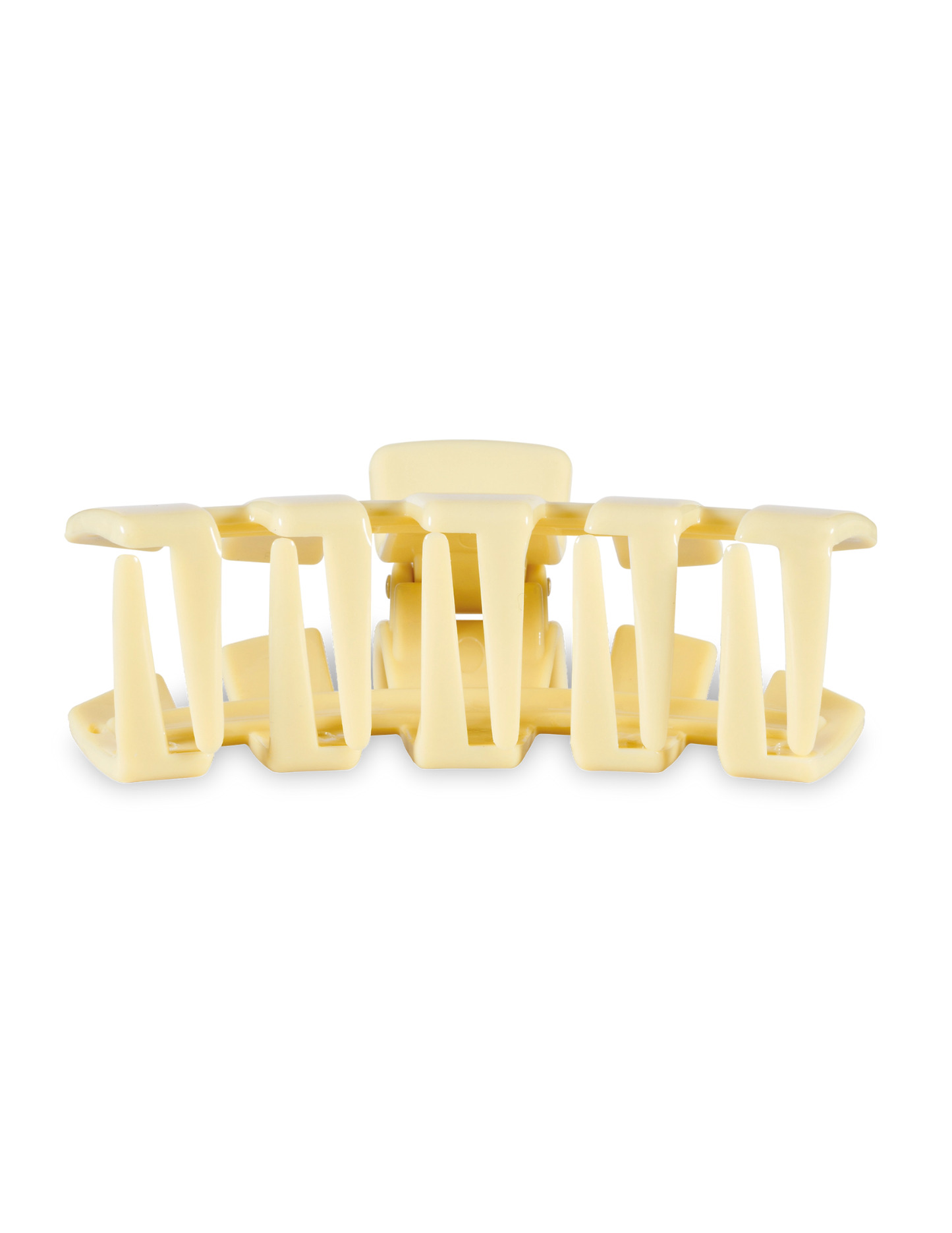 Classic Hair Clip - Butter Yellow - Large - Tres Chic Boutique