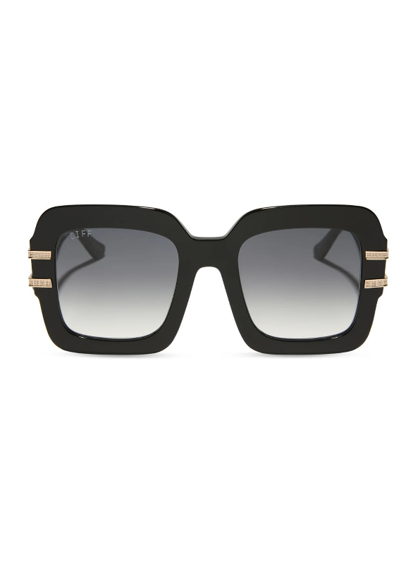 Tanya- Black Rich Grey Gradient Sunglasses – Tres Chic Boutique