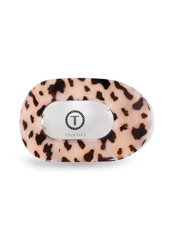 Blonde Tortoise Medium Flat Square Hair Clip - Tres Chic Boutique