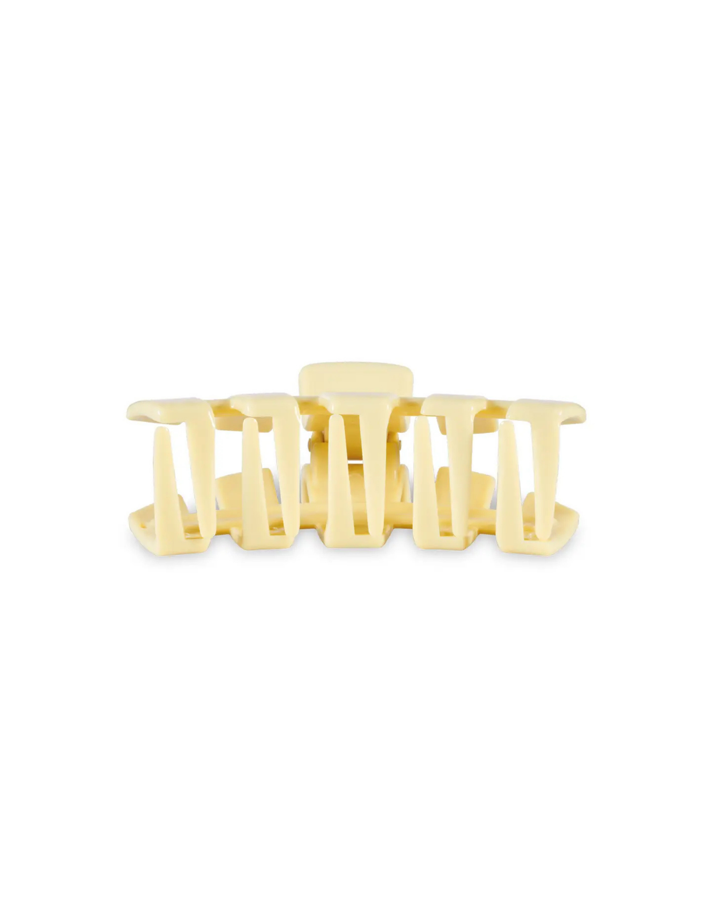 Classic Hair Clip - Butter Yellow -Small - Tres Chic Boutique