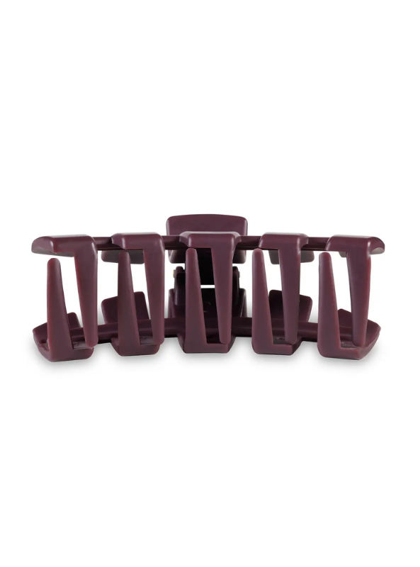 Classic Burgundy Bliss Medium Claw Hair Clip - Tres Chic Boutique