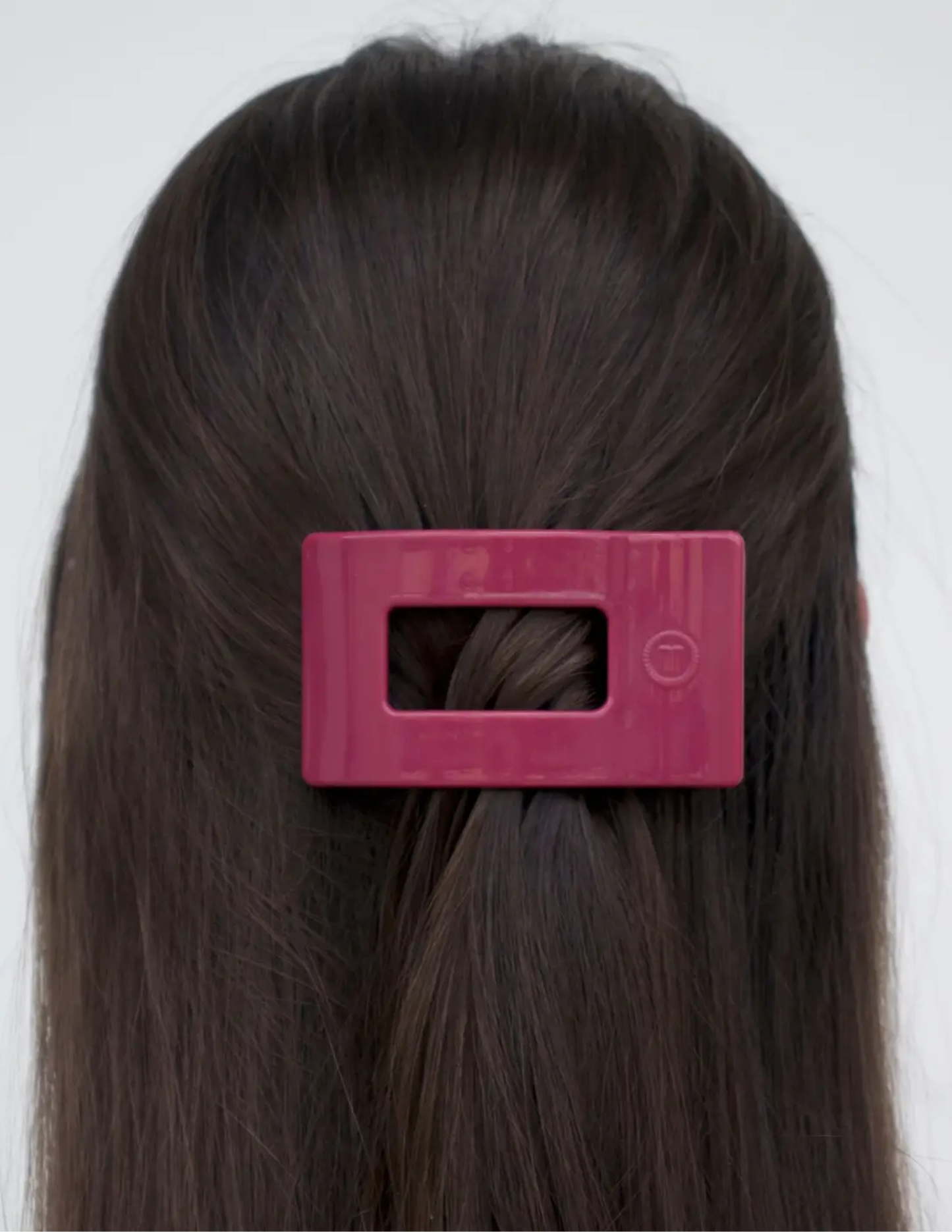 Flat Rectangle Hair Clip - Wild Side - Small