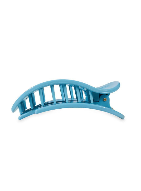Summer Sky Large Flat Round Hair Clip - Tres Chic Boutique