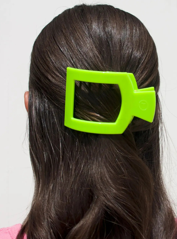 Summer Brights Medium Flat Square Hair Clip - Tres Chic Boutique