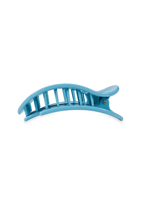 Summer Sky Medium Flat Round Hair Clip - Tres Chic Boutique