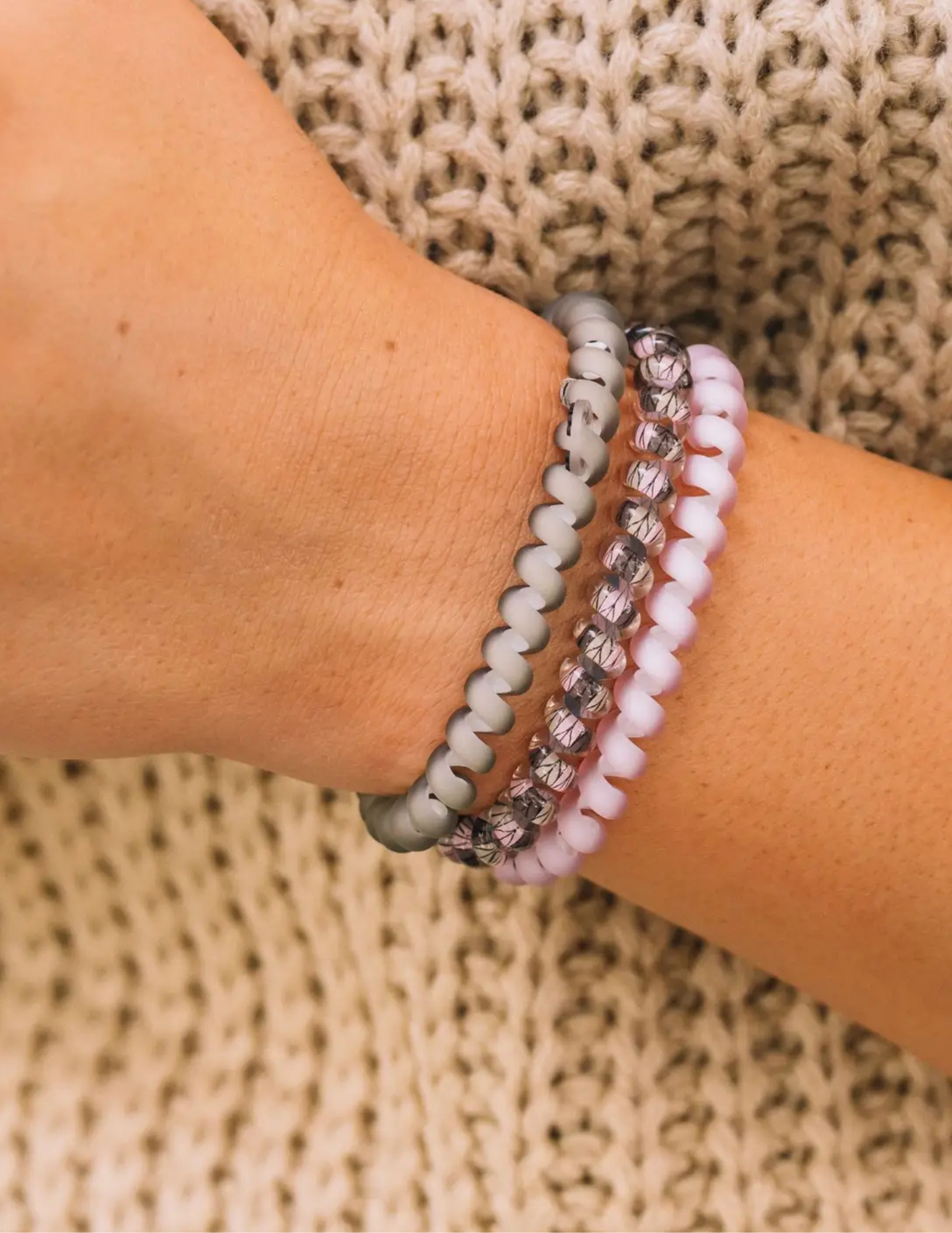 Sage It Ain't So Hair Ties - Small - Tres Chic Boutique