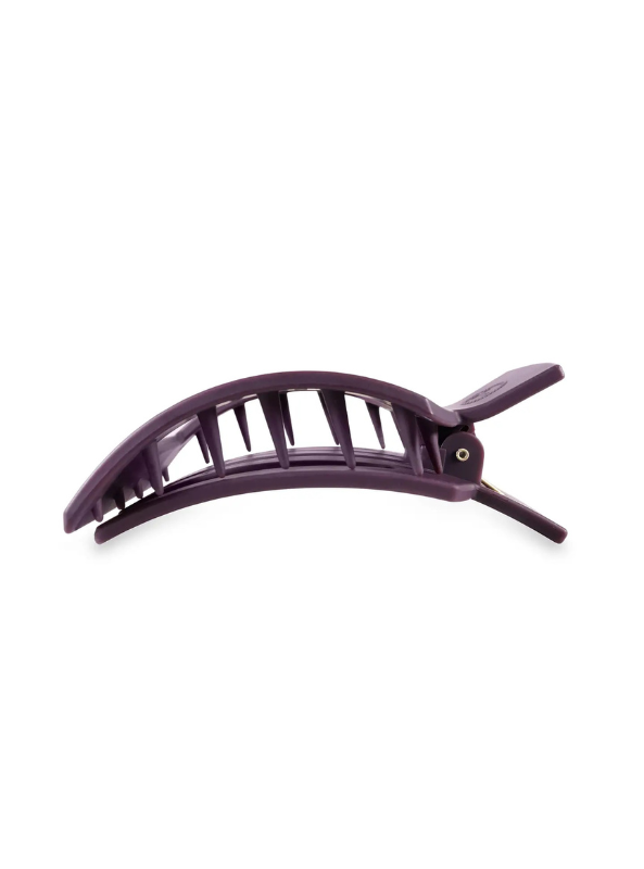Burgundy Bliss Large Flat Square Hair Clip - Tres Chic Boutique