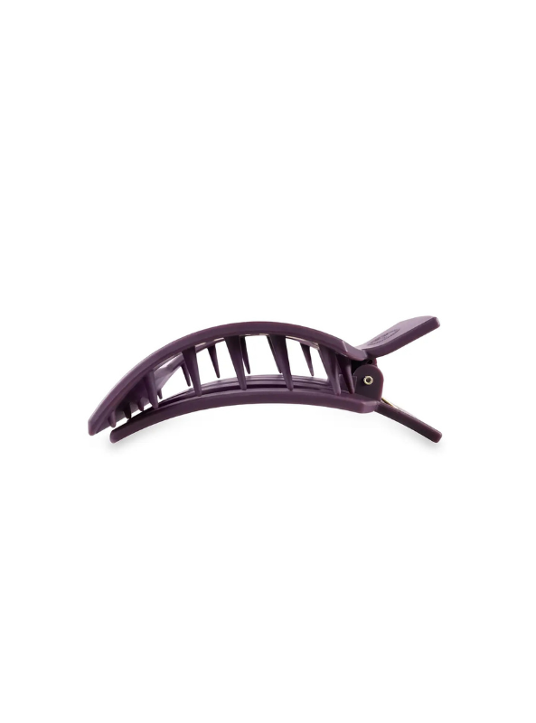 Burgundy Bliss Medium Flat Square Hair Clip - Tres Chic Boutique