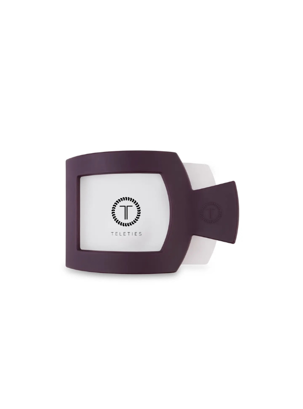 Burgundy Bliss Medium Flat Square Hair Clip - Tres Chic Boutique