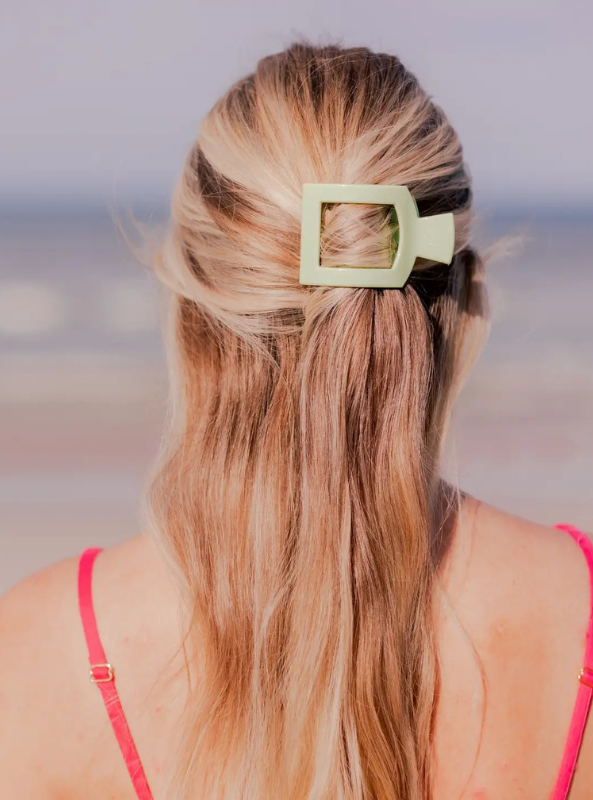 Aloe, There! Small Flat Square Hair Clip - Tres Chic Boutique