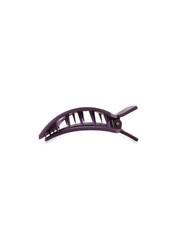 Burgundy Bliss Small Flat Square Hair Clip - Tres Chic Boutique