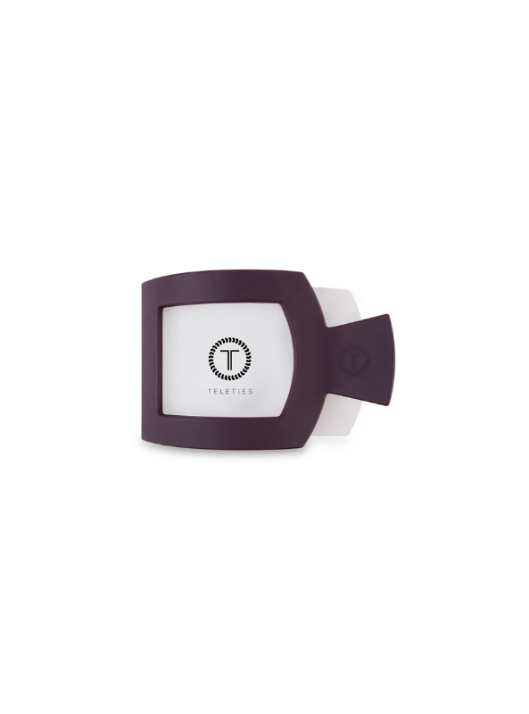Burgundy Bliss Small Flat Square Hair Clip - Tres Chic Boutique