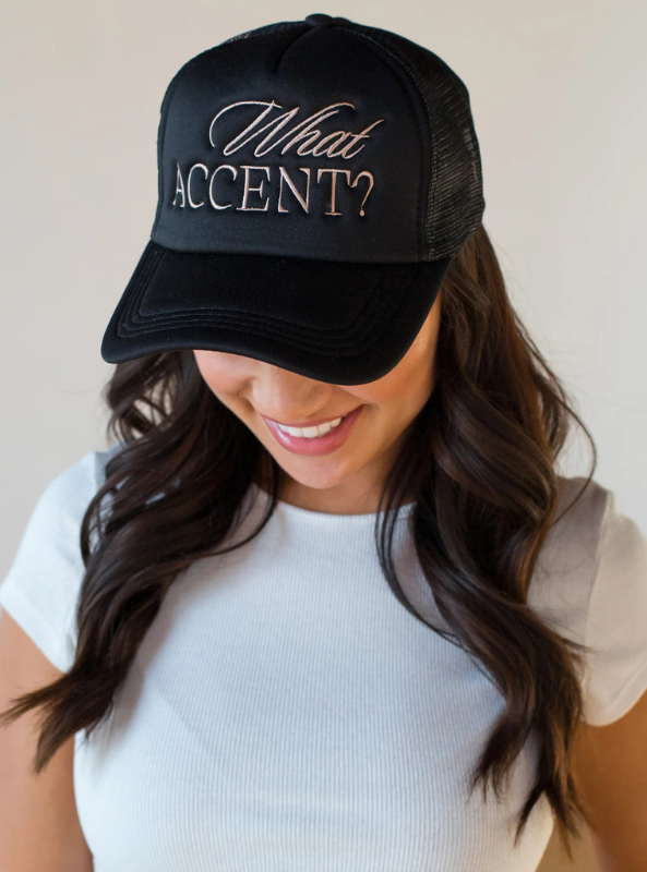 What Accent Trucker Hat - Tres Chic Boutique