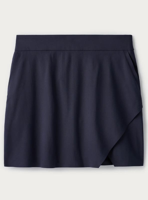 Rhone Apparel Birdie Wrap Skort- Navy Blue - Tres Chic Boutique
