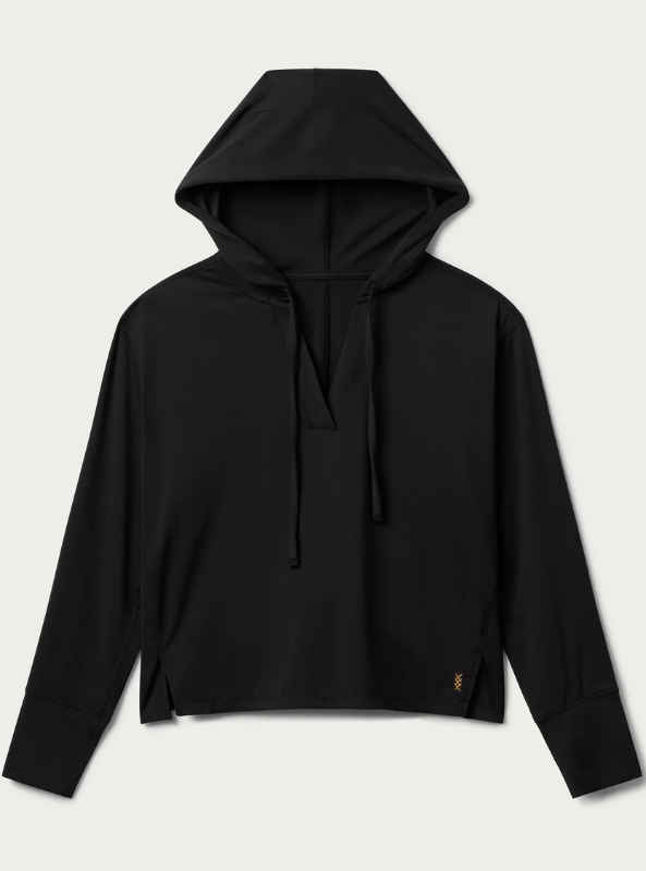 Rhone Apparel- Serene Hoodie- Black - Tres Chic Boutique