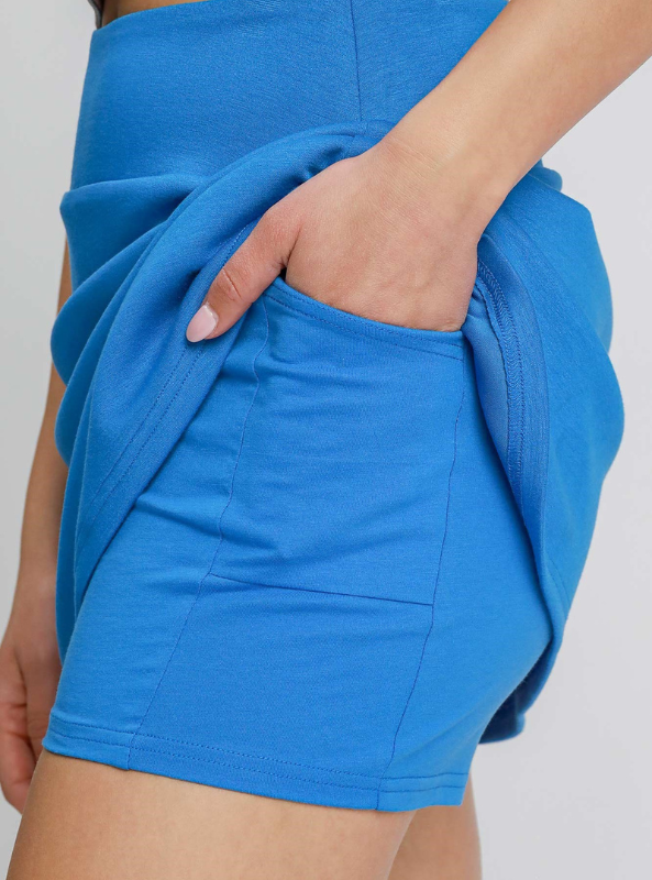 Ocean Mid Rise Skort - Tres Chic Boutique