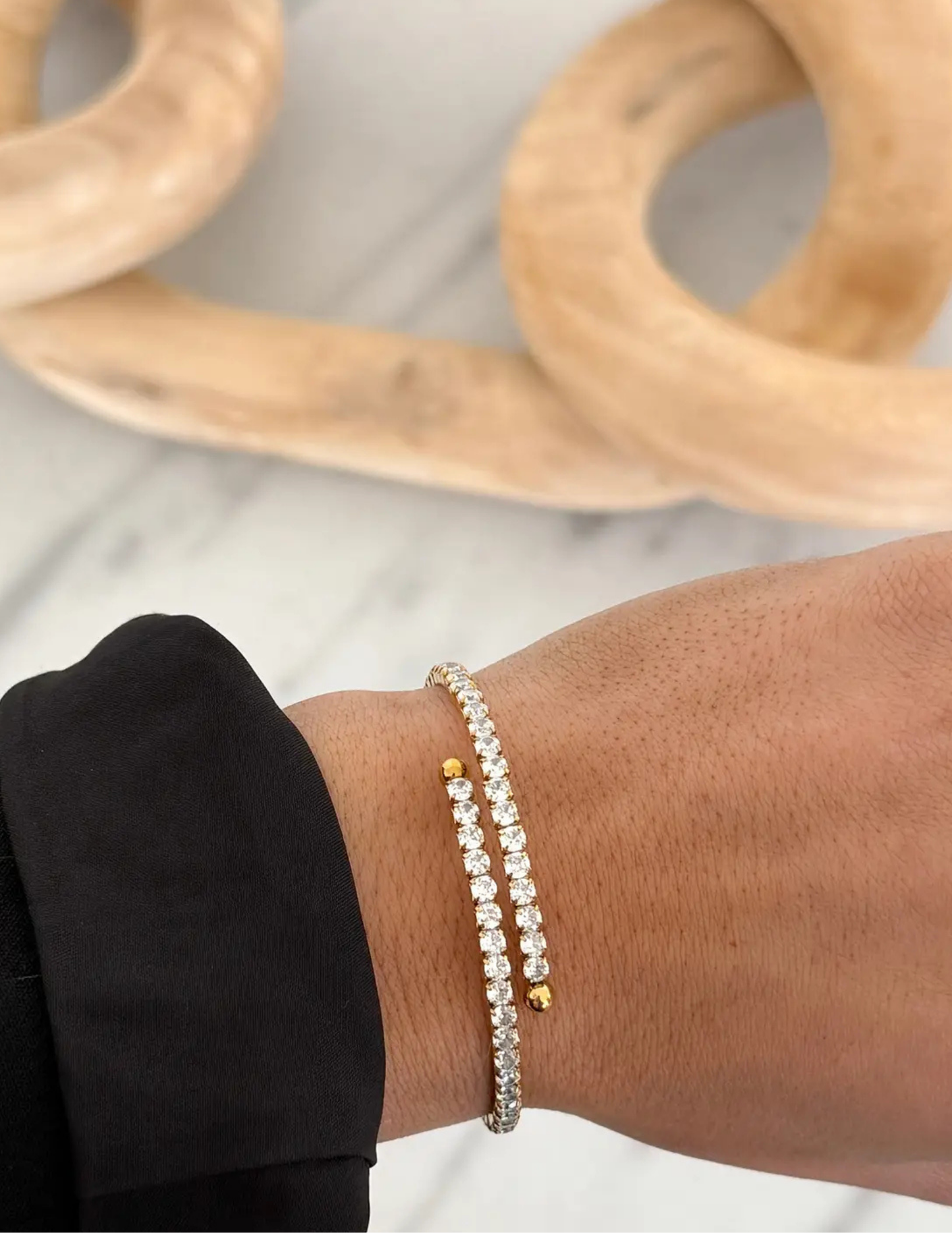 Double Tennis Bracelet - Tres Chic Boutique