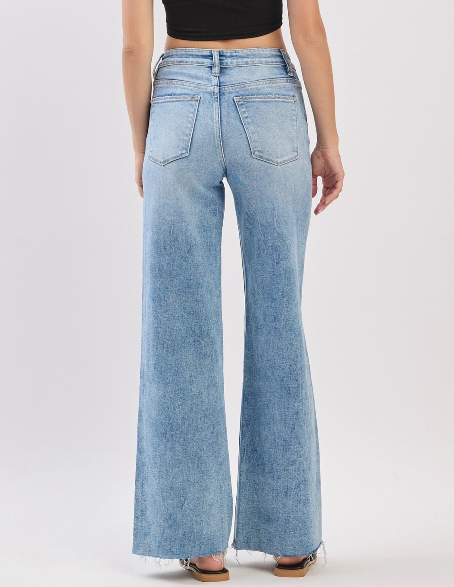 High Rise Wide Leg Jeans