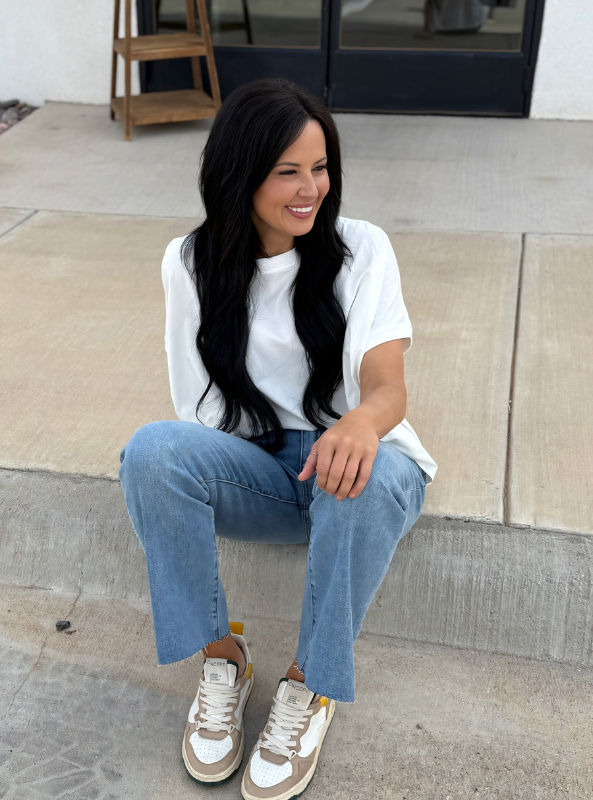 Kelsey Mid Rise- Motivation - Tres Chic Boutique