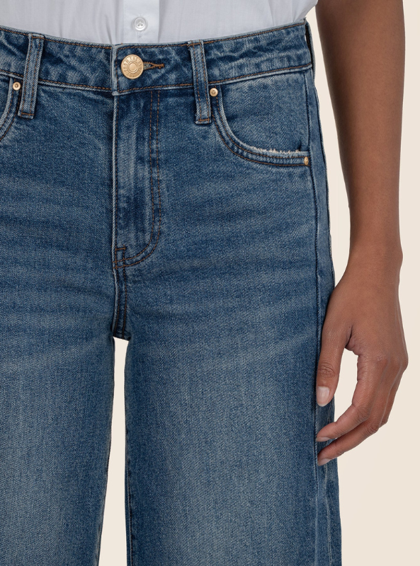 Meg High Rise Wide Leg- Commitment - Tres Chic Boutique