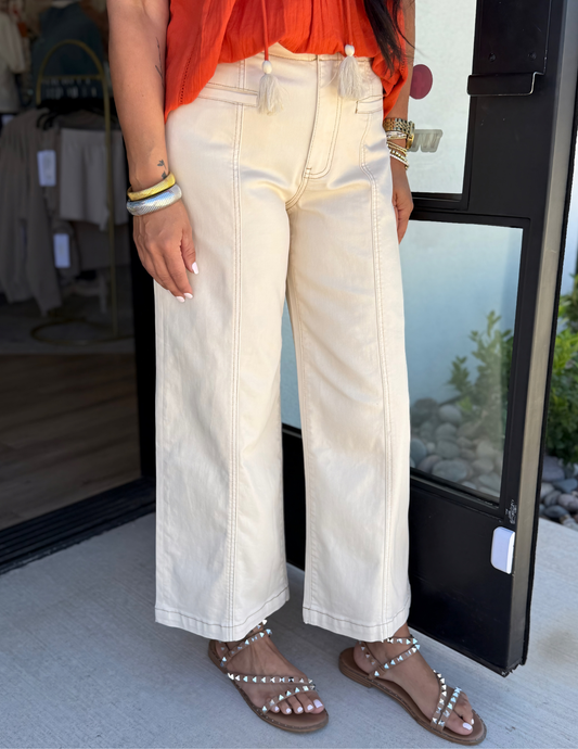 Meg High Rise- Canvas - Tres Chic Boutique