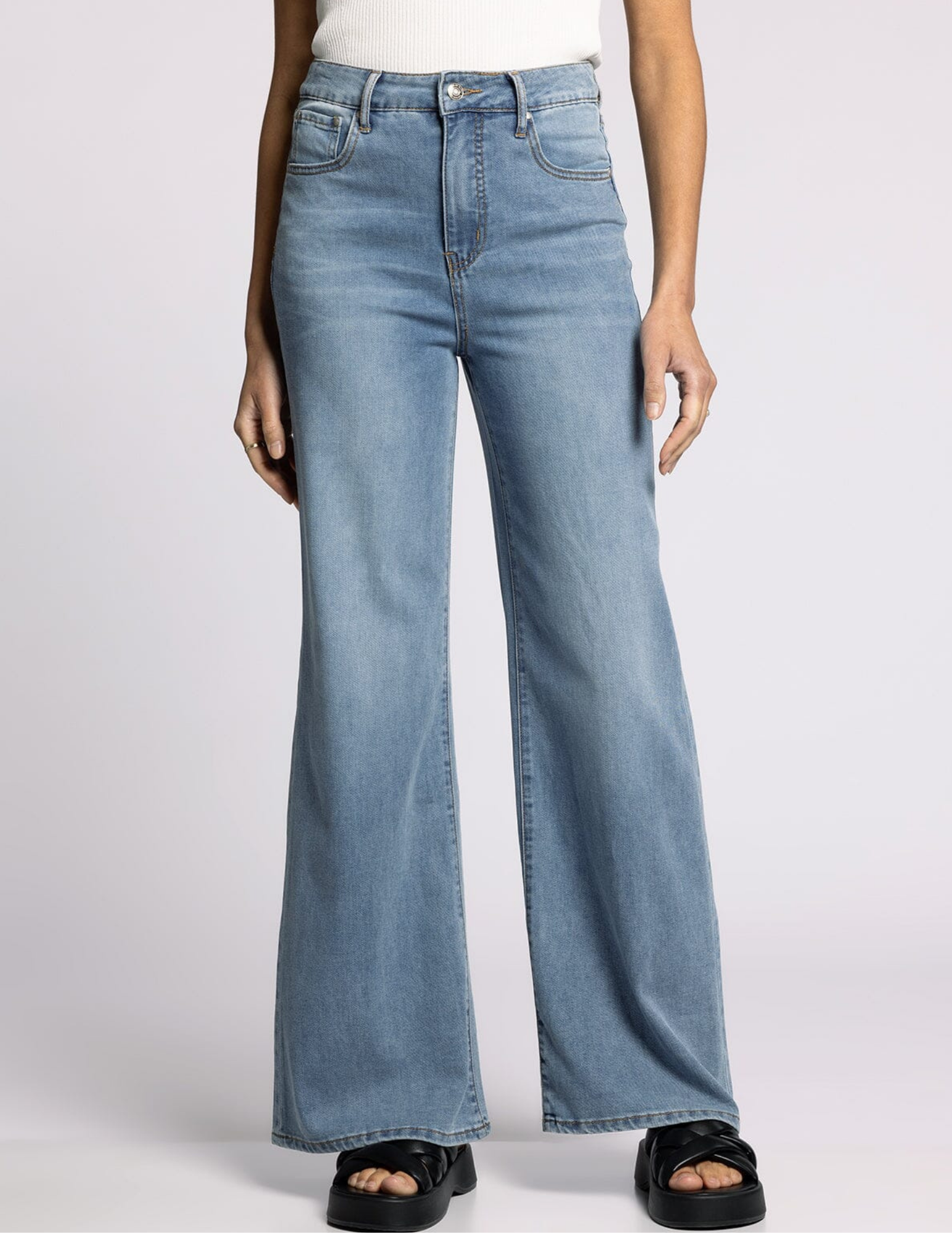 Taylor High Rise Wide Jean - Tres Chic Boutique