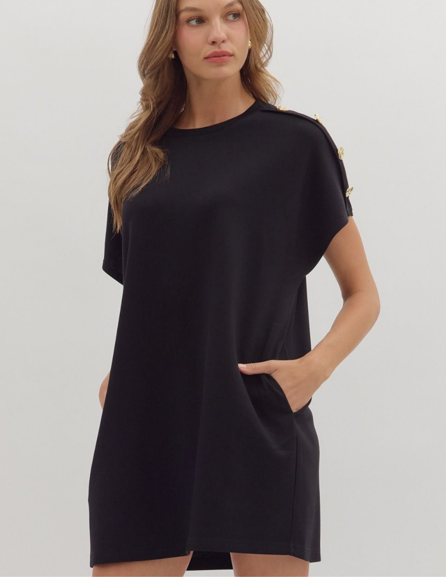 Black Mini Dress - Tres Chic Boutique
