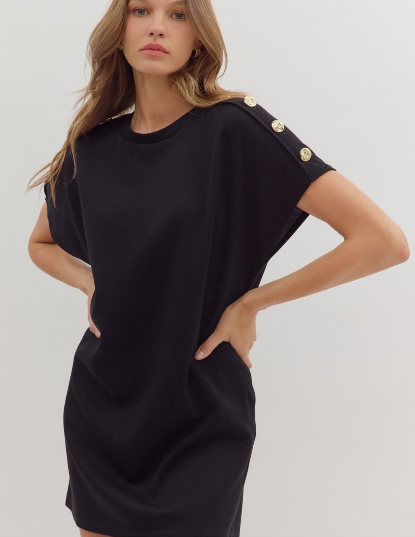 Black Mini Dress - Tres Chic Boutique