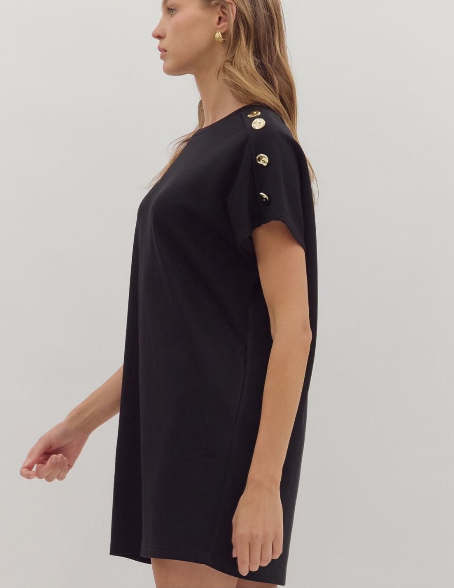 Black Mini Dress - Tres Chic Boutique