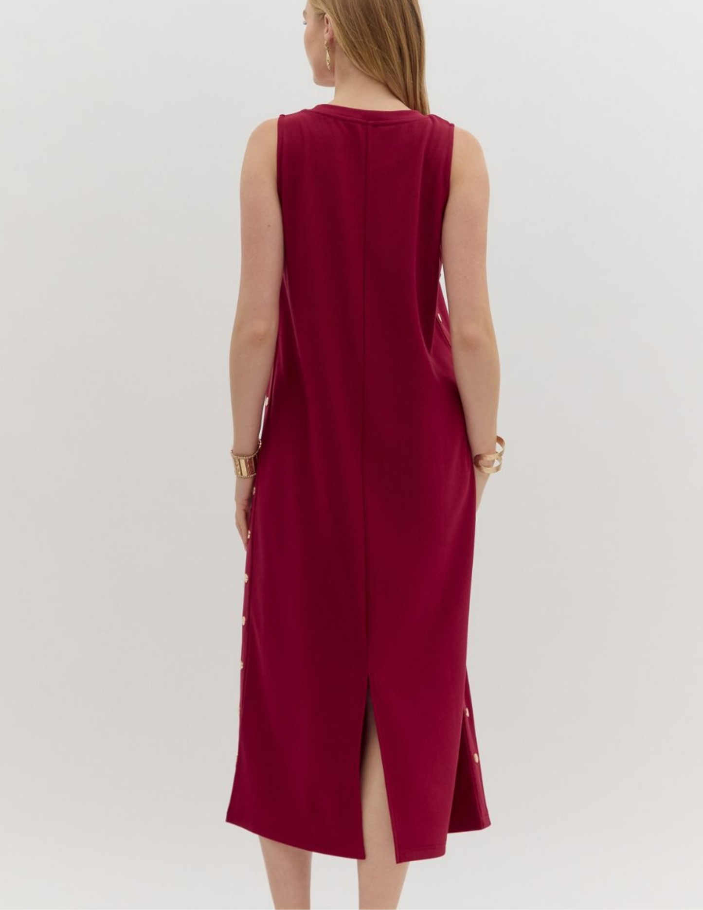 Cherry Pullover Midi Dress - Tres Chic Boutique