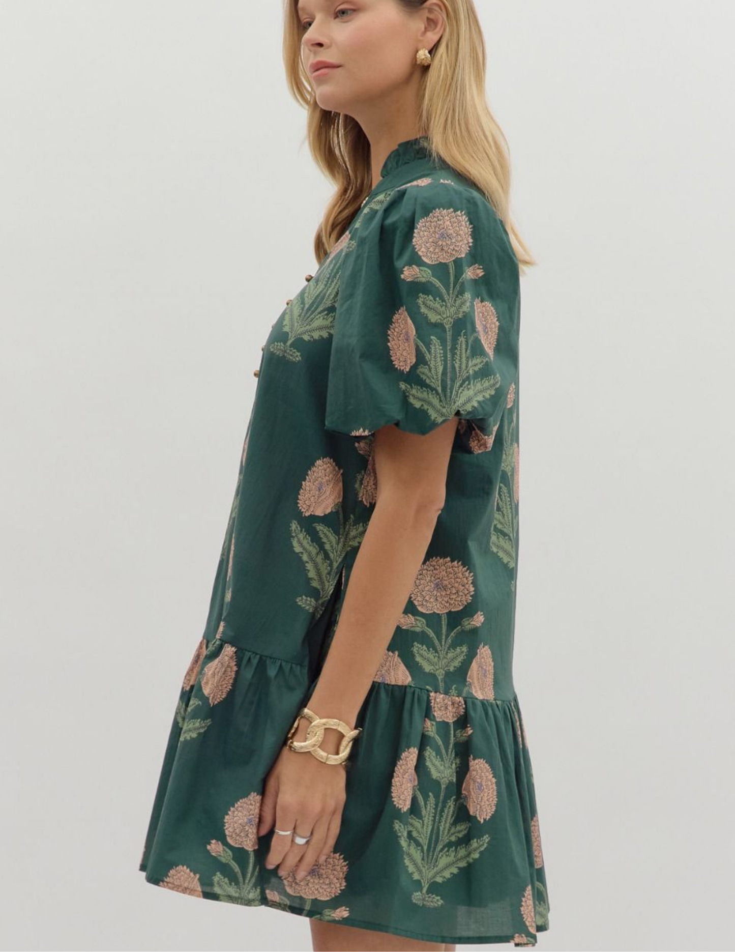 Floral Forest Dress - Tres Chic Boutique