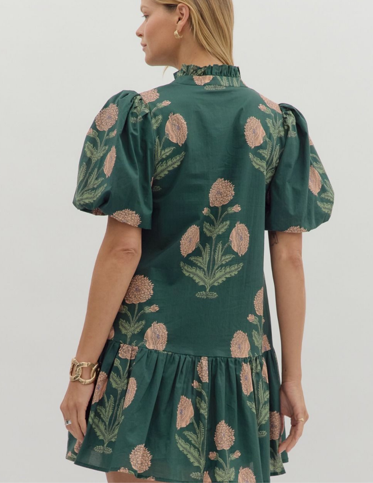 Floral Forest Dress - Tres Chic Boutique