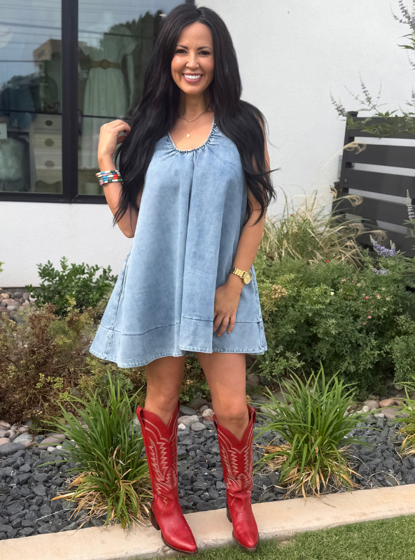 karlie denim dress Karlie Dress