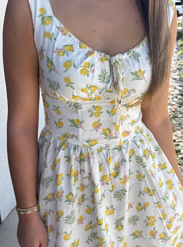 Lemon Dress - Tres Chic Boutique