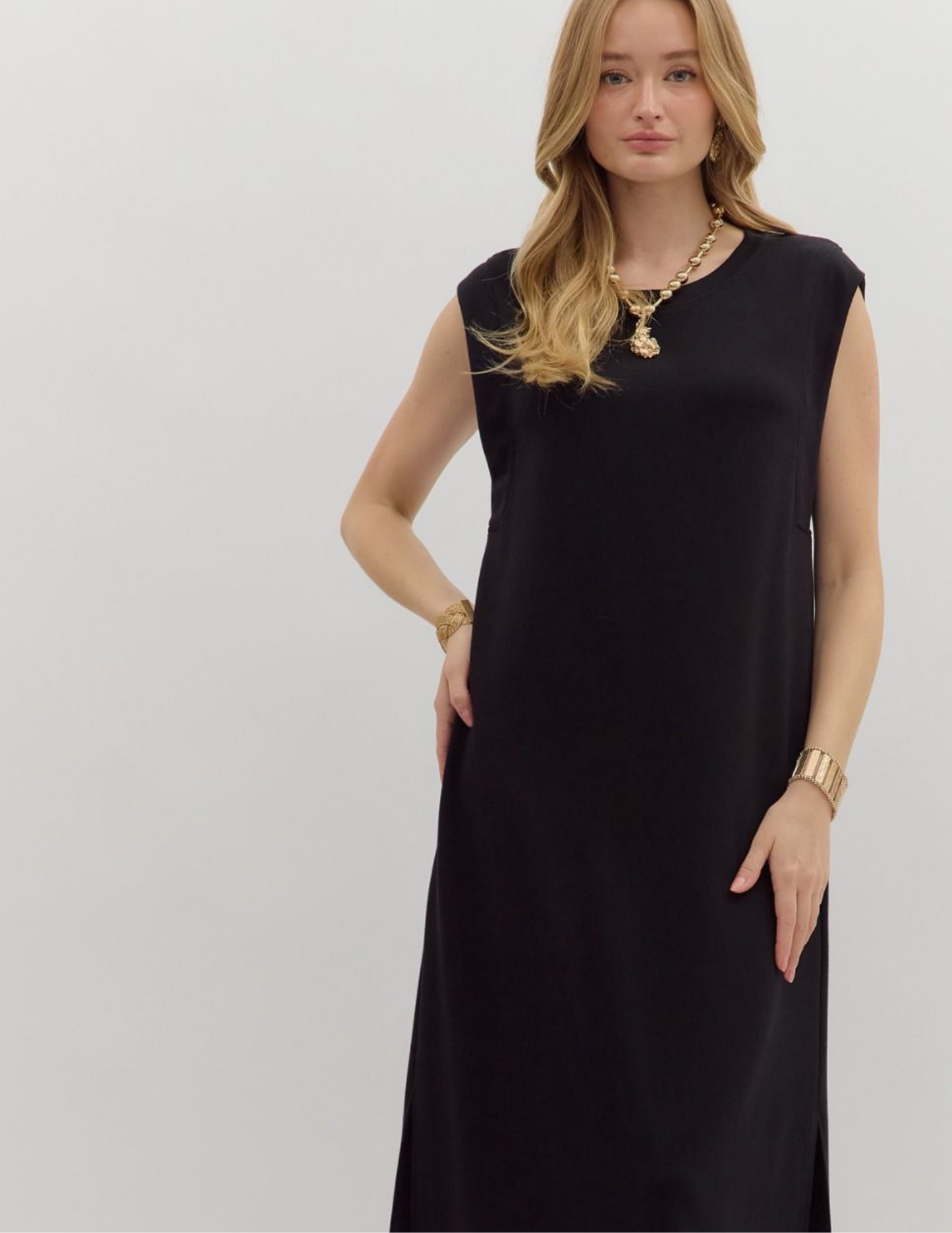 Maxi Dress- Black - Tres Chic Boutique