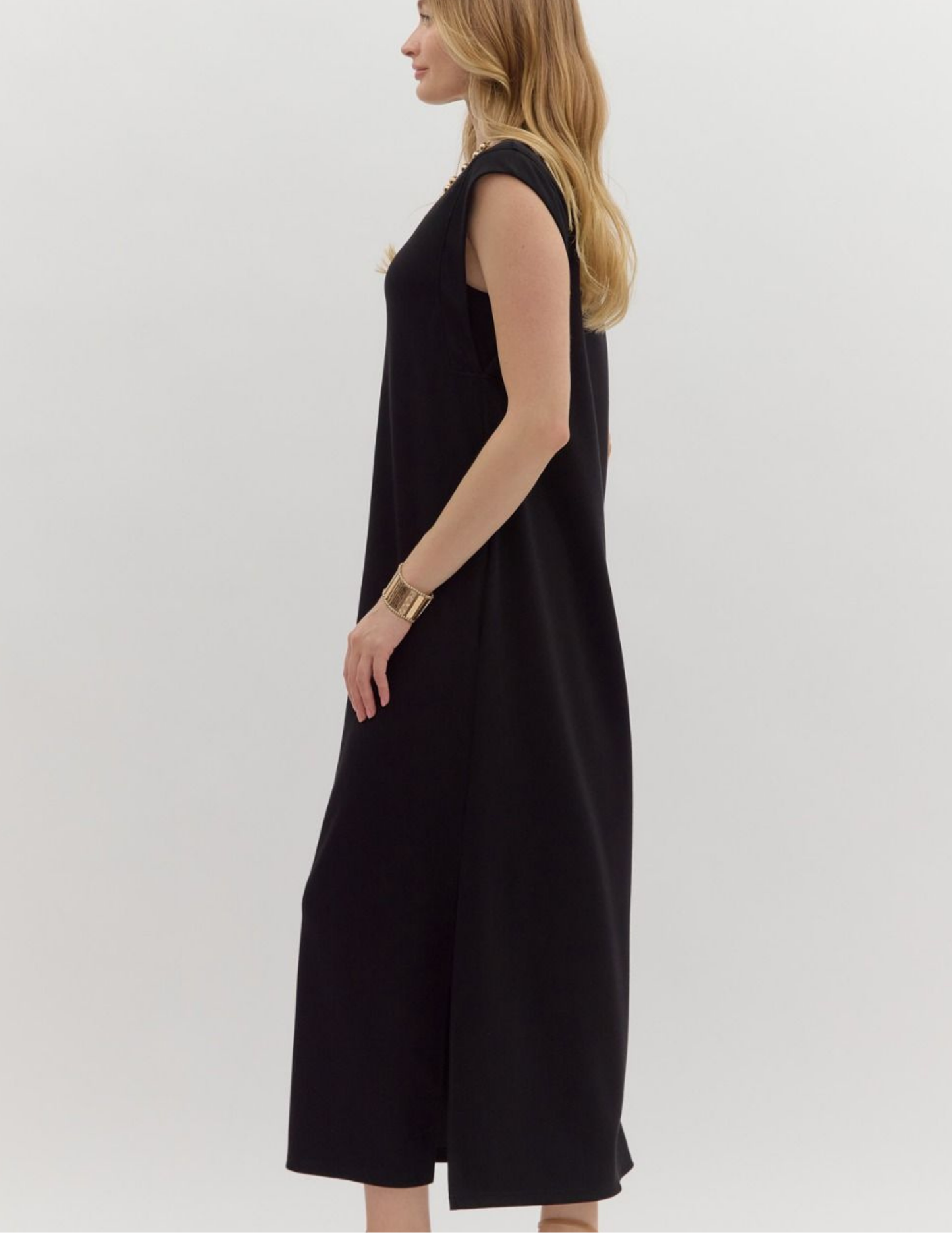 Maxi Dress- Black - Tres Chic Boutique
