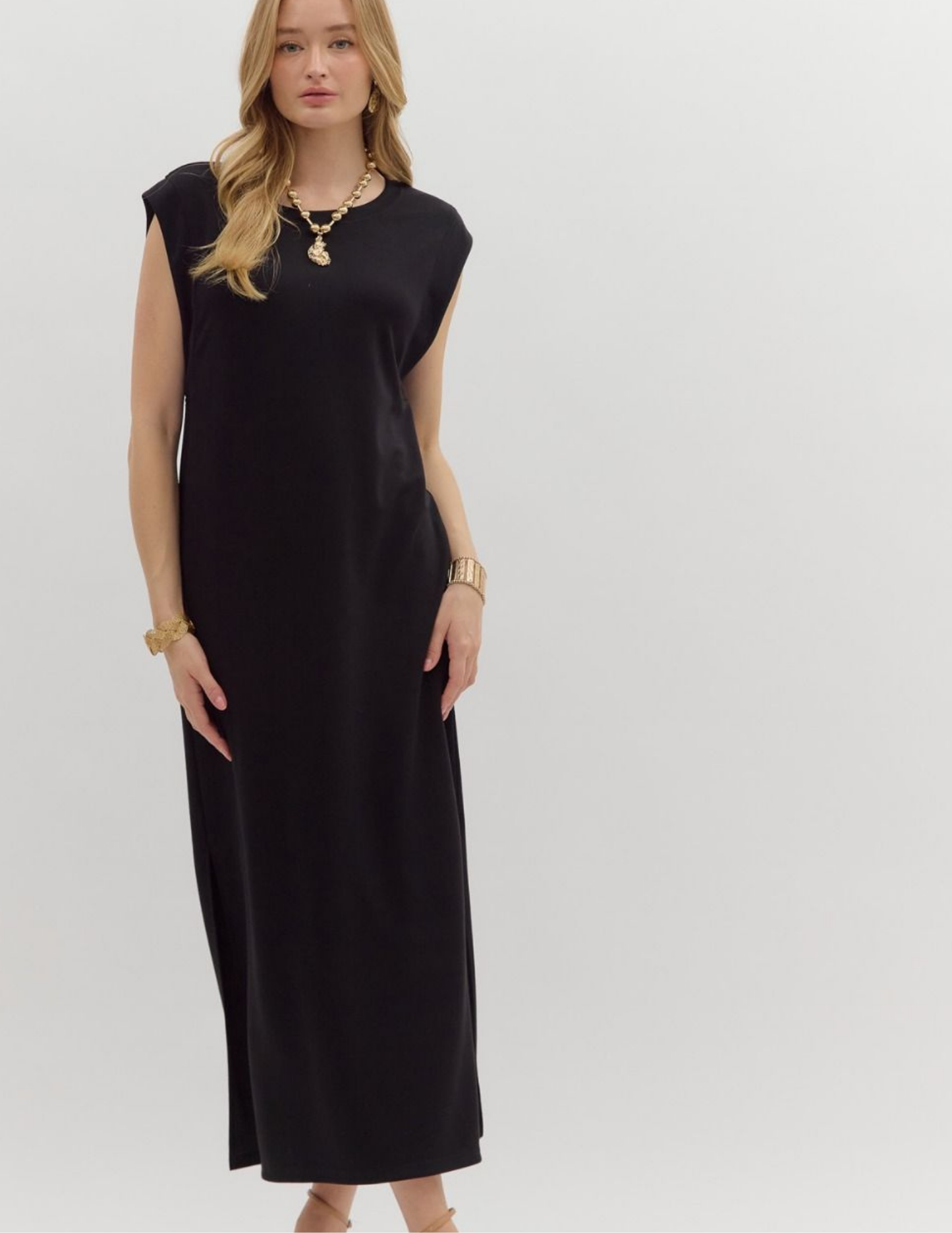 Maxi Dress- Black - Tres Chic Boutique