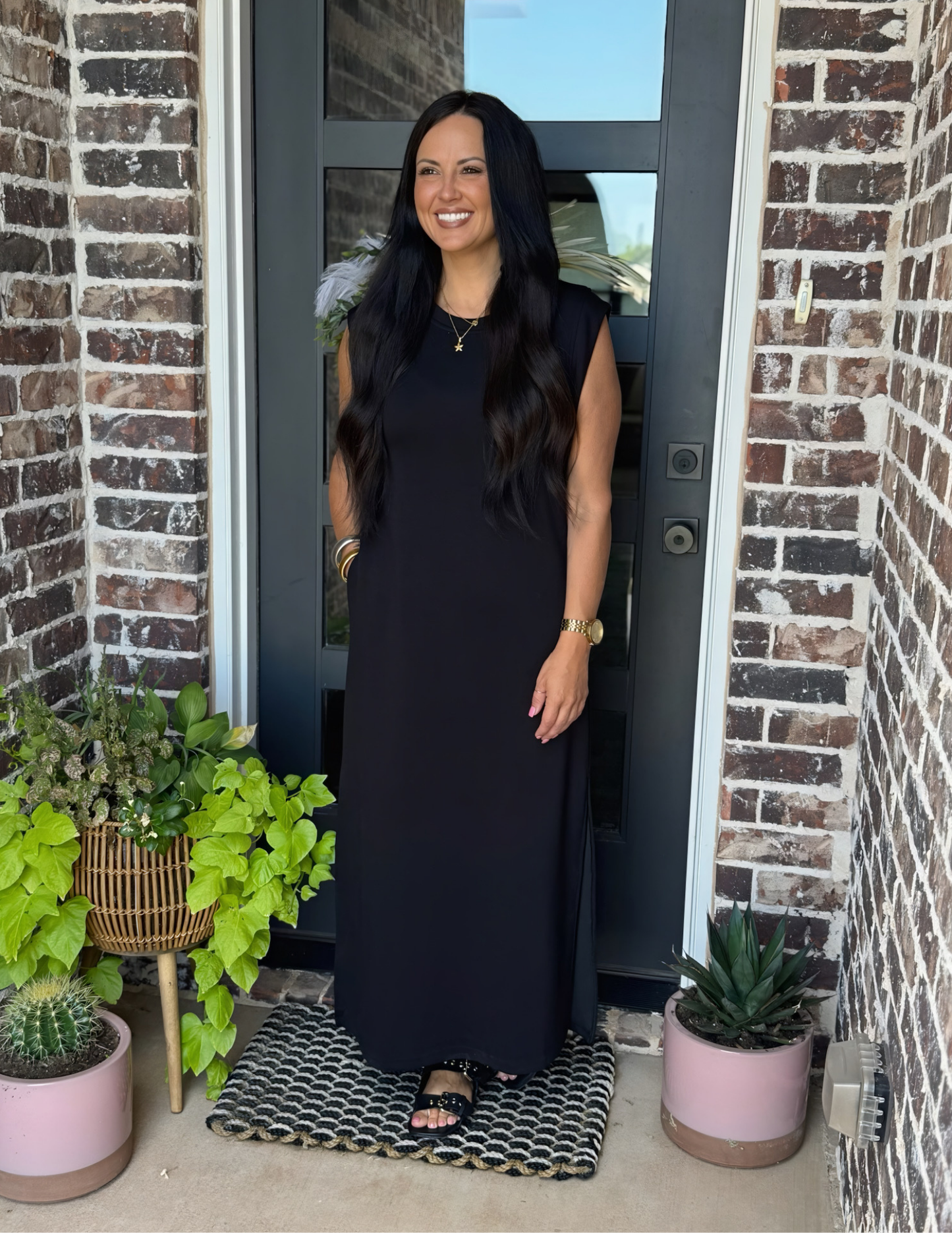 Maxi Dress- Black - Tres Chic Boutique