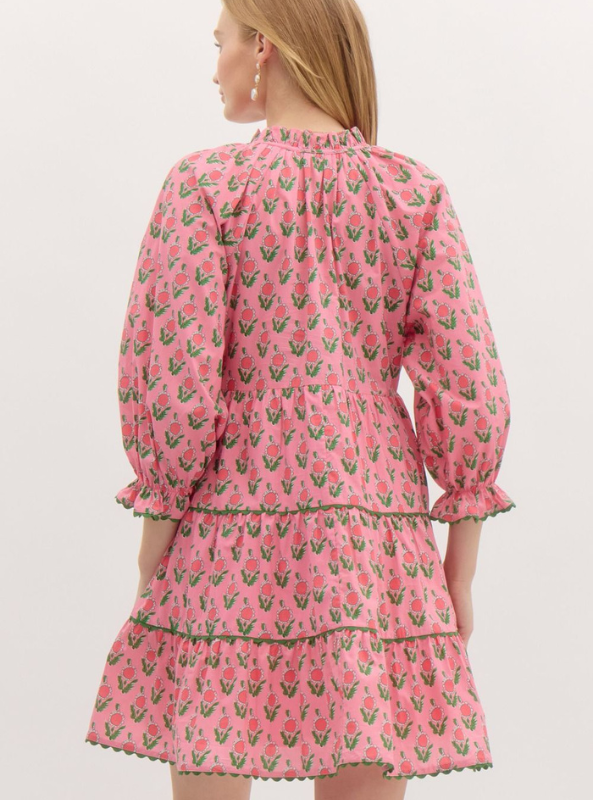 Pink Boho Dress - Tres Chic Boutique