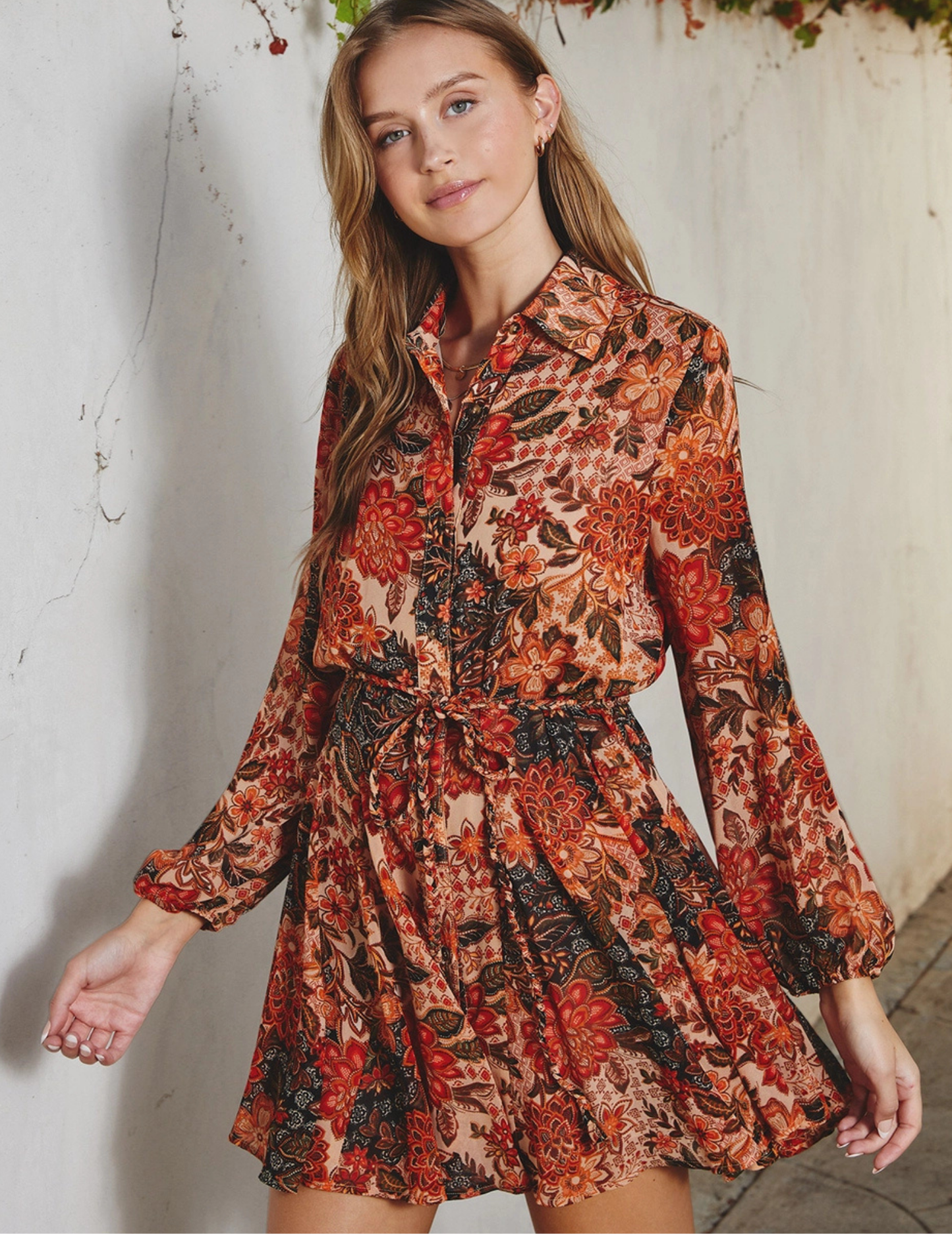 Poison Flared Mini Dress - Tres Chic Boutique