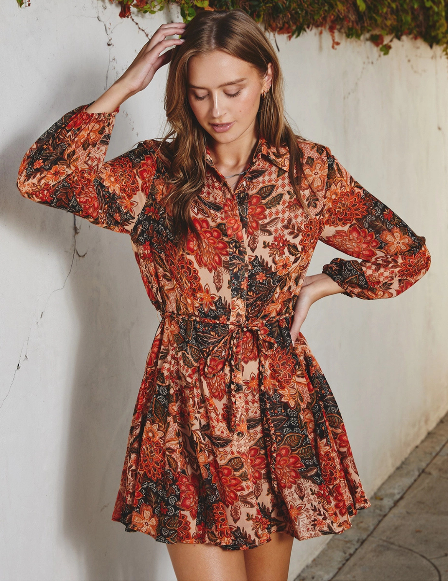 Poison Flared Mini Dress - Tres Chic Boutique